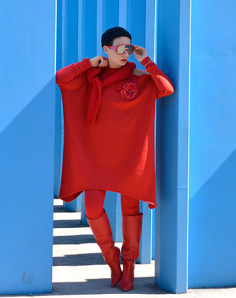 New SWETER OVERSIZE Red, momo fashion