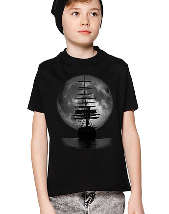 T-shirt dziecięcy UNDERWORLD Ship czarny, UNDERWORLD