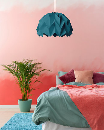 Lampa wisząca origami ICEBERG L  petrol, Ynska