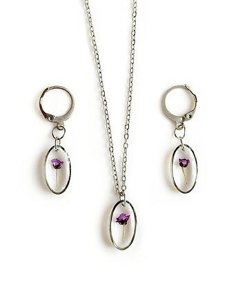 Komplet biżuterii z kwiatami, Colie