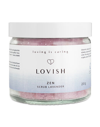 Scrub do ciała LAVENDER ZEN peeling, LOVISH