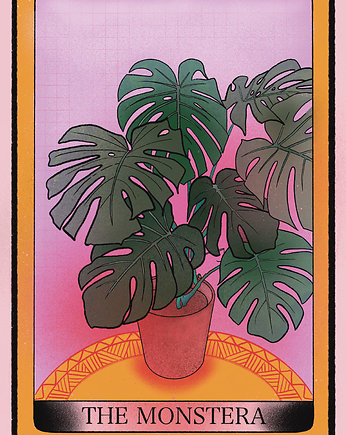 Plakat The  Monstera, Natalia Biegalska