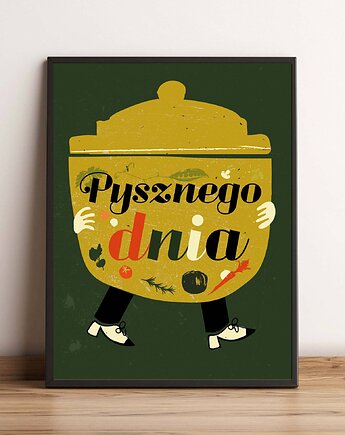 Plakat kucharz i smaki, polkastudio