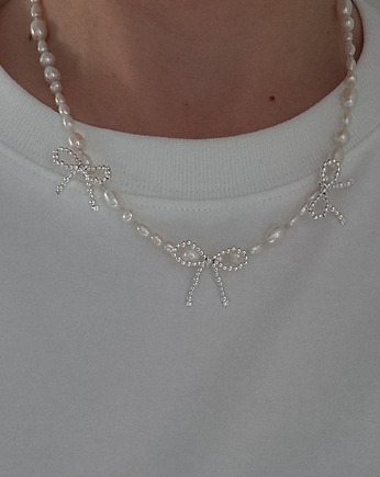 Naszyjnik Kokardka srebro, Vander jewelry