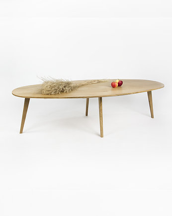 Owalny stolik dębowy 170, SyDesign