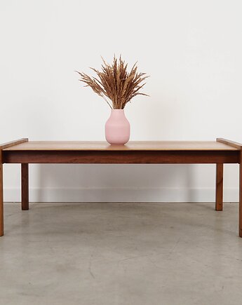 Ława dębowa, duński design, lata 70, produkcja: Dania, Przetwory design