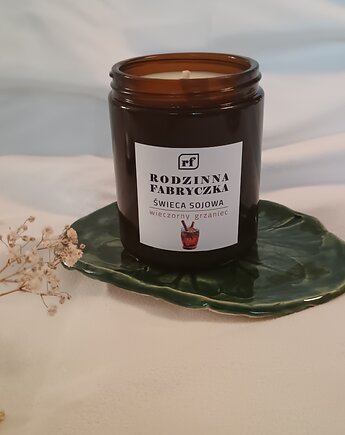 Świeca sojowa wieczorny grzaniec 180 ml, Rodzinna fabryczka