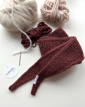 Wiosenny szalik sophie wełna alpaka, GANGSTA KNIT