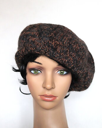 Matylda - beret zrobiony na drutach, RękaProduction