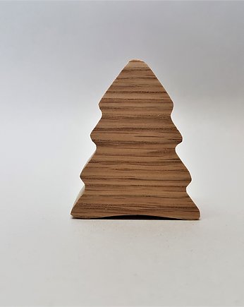 Drewniane gałki do mebli, wzór choinka, Drewniane dodatki