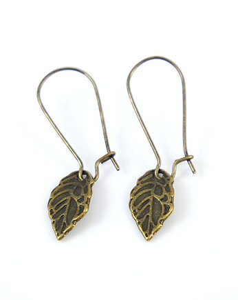 Kolczyki wiszące - Listki, yenoo