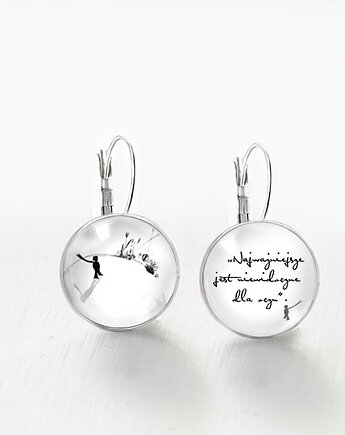 Mały Książę Friends z cytatem - stalowe kolczyki, Makaliboo