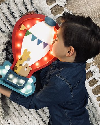 Lampka Drewniana Balon, NINKI WOOD