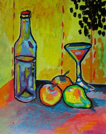 Obraz  fowizm martwa natura z owocami, alice oil on canvas
