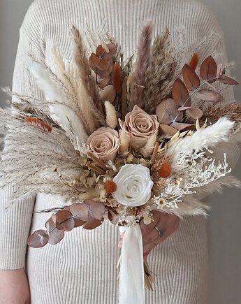 Bukiet ślubny boho, Mudryk Viktoria Dried Flowers