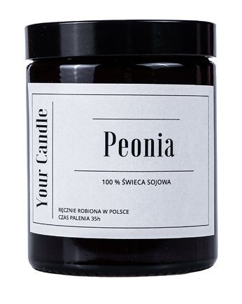 ŚWIECA SOJOWA PEONIA 180ml- Your Candle, Your Candle