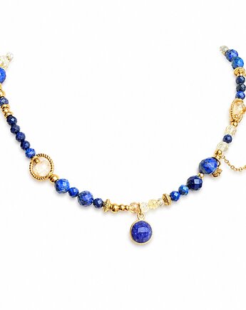 Klasyczny lapis lazuli cytryn, NESSING handmade