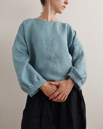 Bluzka "STAR_00" 100% len, S/M, madebyjokpa