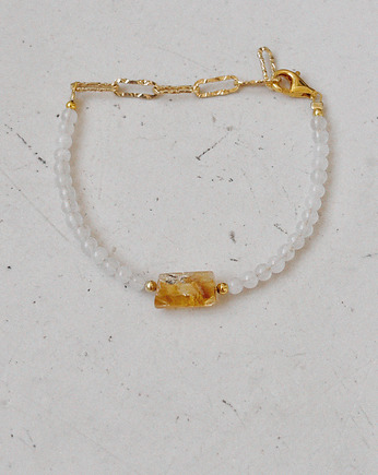 Bransoletka Cytryn i Jadeit, Chmolowska Jewellery