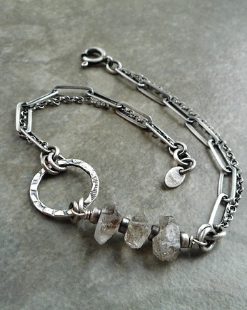Diamenty z Herkimer srebro 925, Lahovska