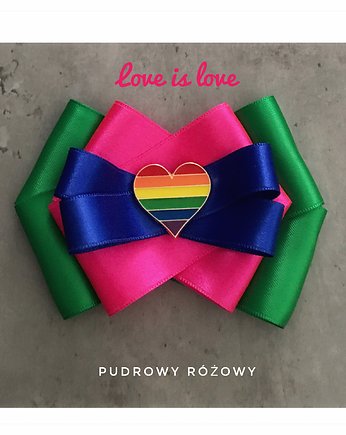 Brosza z Kolekcji LOVE is LOVE  Pride, Pudrowy Różowy