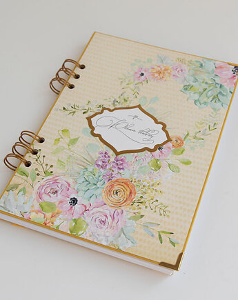 Planer ślubny organizer planner scrap, Papiernik