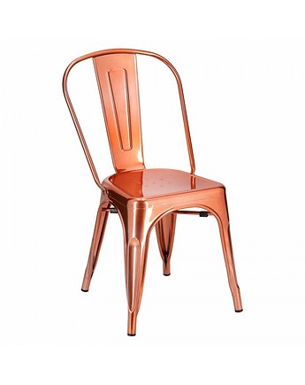 Krzesło Metalowe Szczotkowane Miedziane Oranje, MIA home