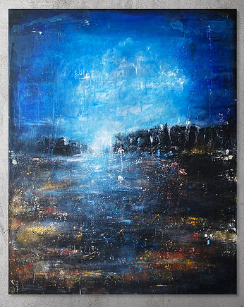 CALMNESS - obraz 100x80 cm / na zamówienie, Bleuet Angelika Rejnowicz