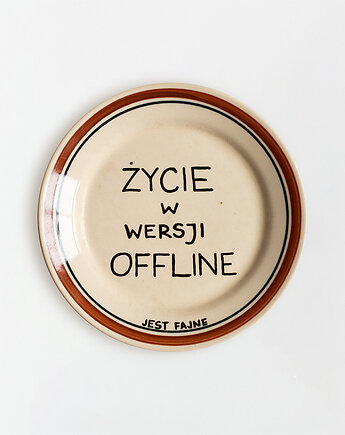 Talerz na ścianę - offline, EMPE artstudio