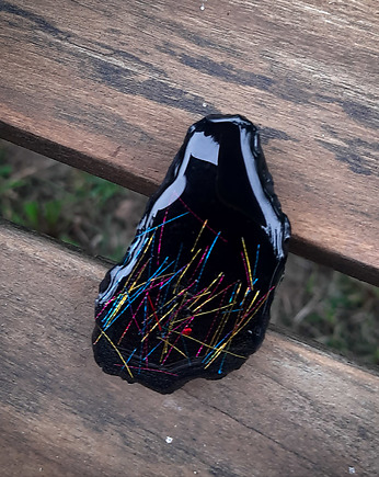 Ogromny pierścionek z pałeczkami, Figa handmade accessories
