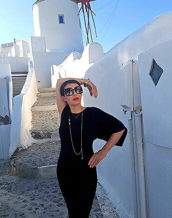 New Dress asymetric Laluna, momo fashion