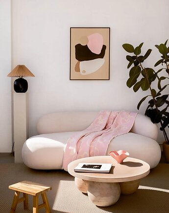 FLORA w kolorze różowym, Woolish