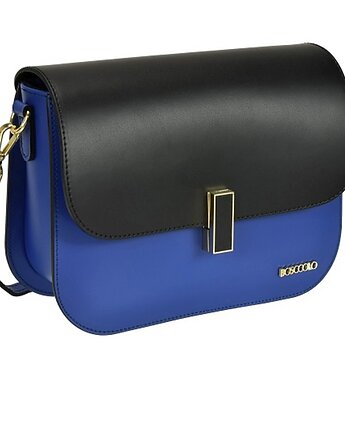 Torebka Skórzana z ozdobnym zapięciem (6186), BOSCCOLO