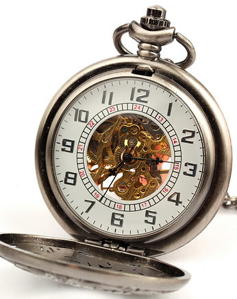 Ażur II (silver) - Drobiny Czasu - zegarek mechaniczny, DROBINY CZASU