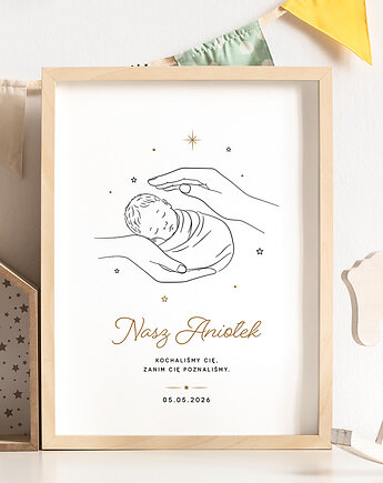 Plakat personalizowany Baby - 001, Paperblue Studio