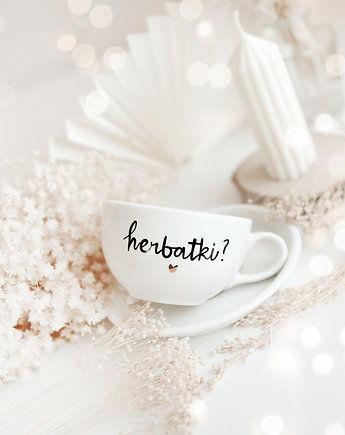 Filiżanka 250 ml ze spodkiem - Herbatki ZŁOTE SERCE, Nadzwyczajnie