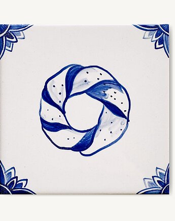 Obwarzanek krako(w)ski na kafelku, AZUL kafelki