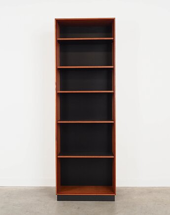 Regał tekowy, duński design, lata 70, produkcja: Dania, Przetwory design