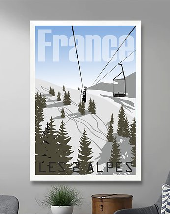 Plakat Les 2 Alpes, Project 8