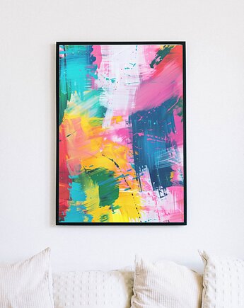 Plakat - Abstract brush 2, Harry Monkey