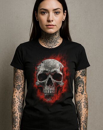T-shirt damski UNDERWORLD Crimson Skull, UNDERWORLD