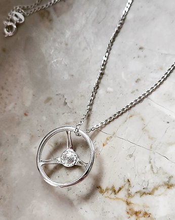 KIEROWNICA- naszyjnik srebro, ISSI Jewelry