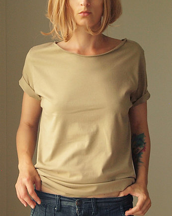 Ciemnopiaskowy Zgaszony Oversize, ONE MUG A DAY