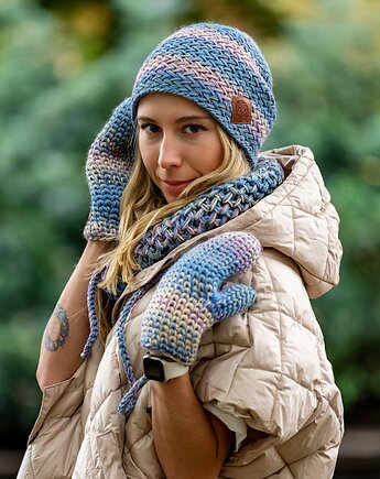 Czapka MERINO 100% Explorer Pastele, Brain Inside