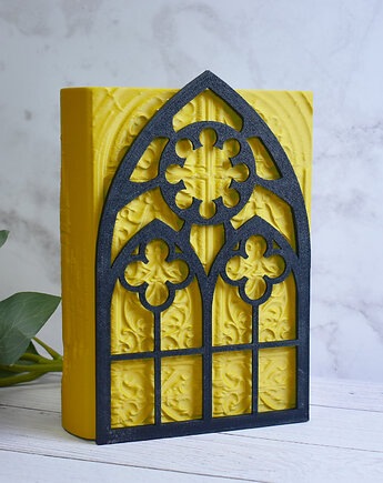 Podpórka pod książki - gotycka katedra, gotycka rozeta #1 - 60 kolorów, Spirit Of Copper