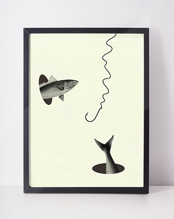 plakat //  catch me if you can //  a3, Klawe Rzeczy