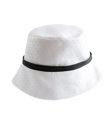 Bucket hat kapelusz kubełkowy czapka rybacka składany kapelusz  biały, assembleage