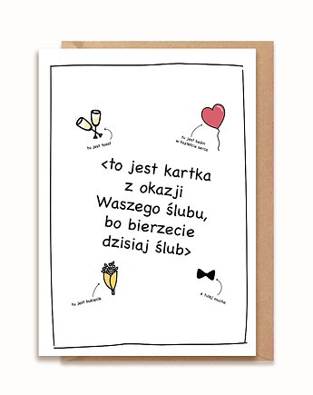 Kartka z okazji ślubu, brzydkieplakatyagaty