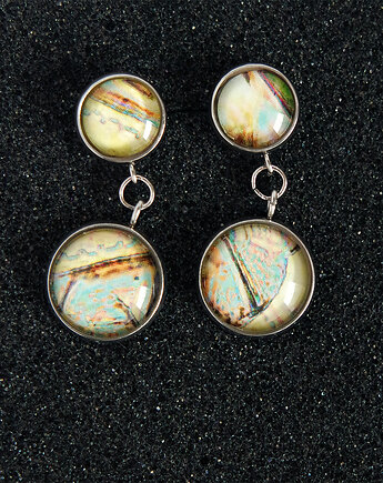 Kolczyki - Pastelowe - stal, yenoo