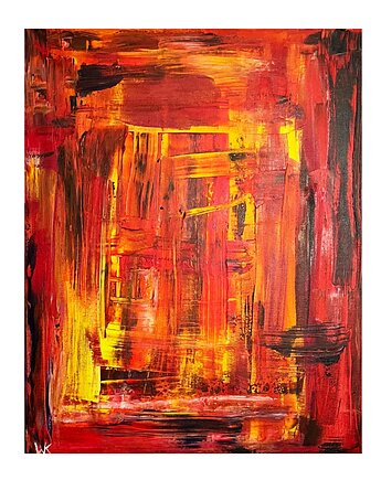 Obraz 'spalam się', WK art
